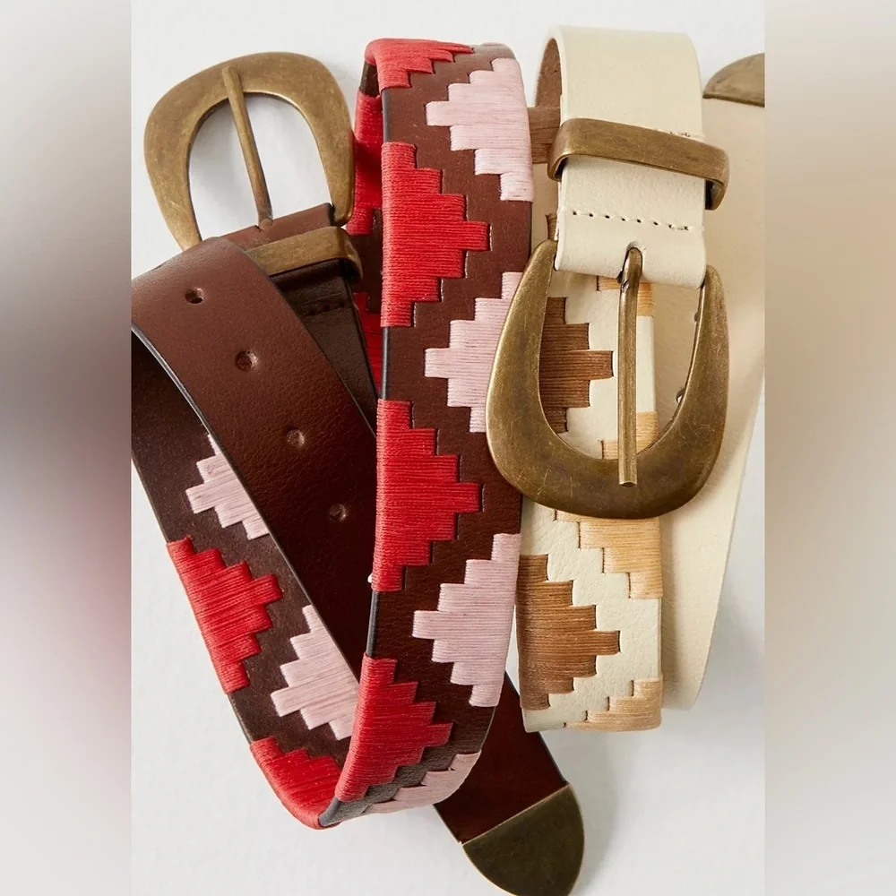 New! Leia Leather Belt